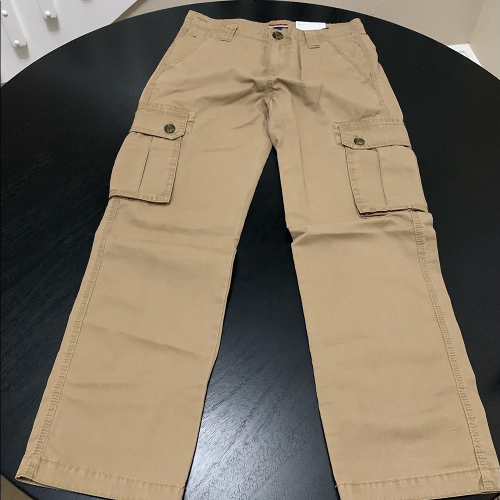 Tommy Boys Cargo Khaki Pants, Size 16.